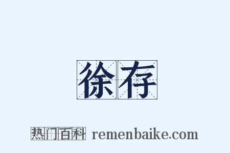 徐存是什么意思的图片